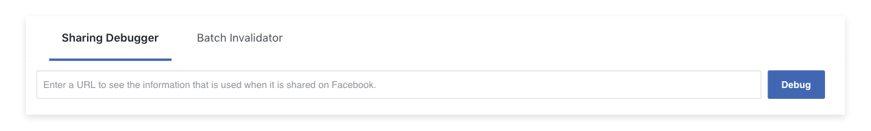 How To Debug Your Facebook Share